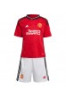 Manchester United Casemiro #18 Babyklær Hjemme Fotballdrakt til barn 2023-24 Korte ermer (+ Korte bukser)